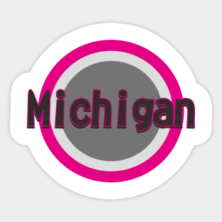 michigan love Sticker